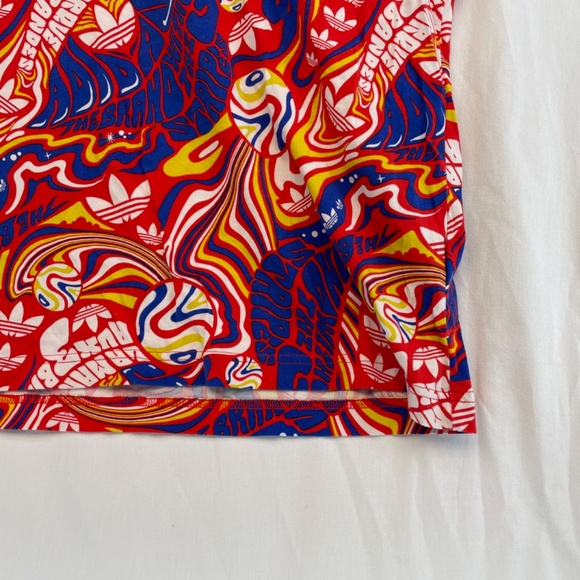 Adidas The Brand With The 3 Stripes Graphic T-Shirt Multicoloured Men’s Size Lar - Picture 3 of 15